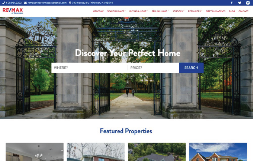 RemaxPrinceton.com screenshot 1